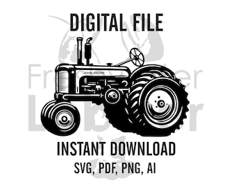 John Deere Model A Vector Image | Digital Image Download | .ai .svg .png .pdf