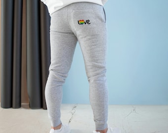 Love Is Love is Love Premium Fleece Joggers