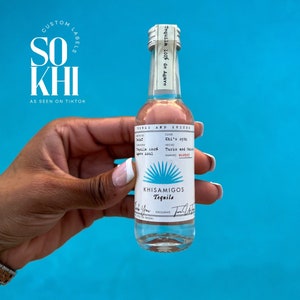 Etiqueta de mini botella personalizada Blanco Casamigos - Descarga digital