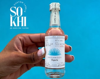 Custom Blanco Casamigos Mini Bottle Label - Digital Download