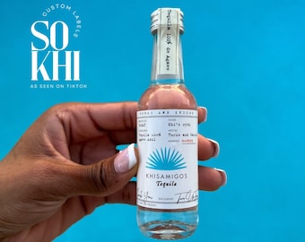 Personalisiertes Blanco Casamigos Mini Flaschenetikett - Digitaler Download