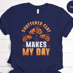Shattered Clay Trap Shooter Shotgun Sport Gunshot Sporting Clays Pigeon Shooting Skeet Pulling Gift T-shirt / Sweatshirt / Tank Top / Hoodie