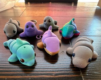 Sea Critter Flexis and Keychains