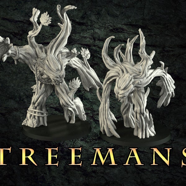 2 Treemen Fantasy Football Figures for Halfling Team