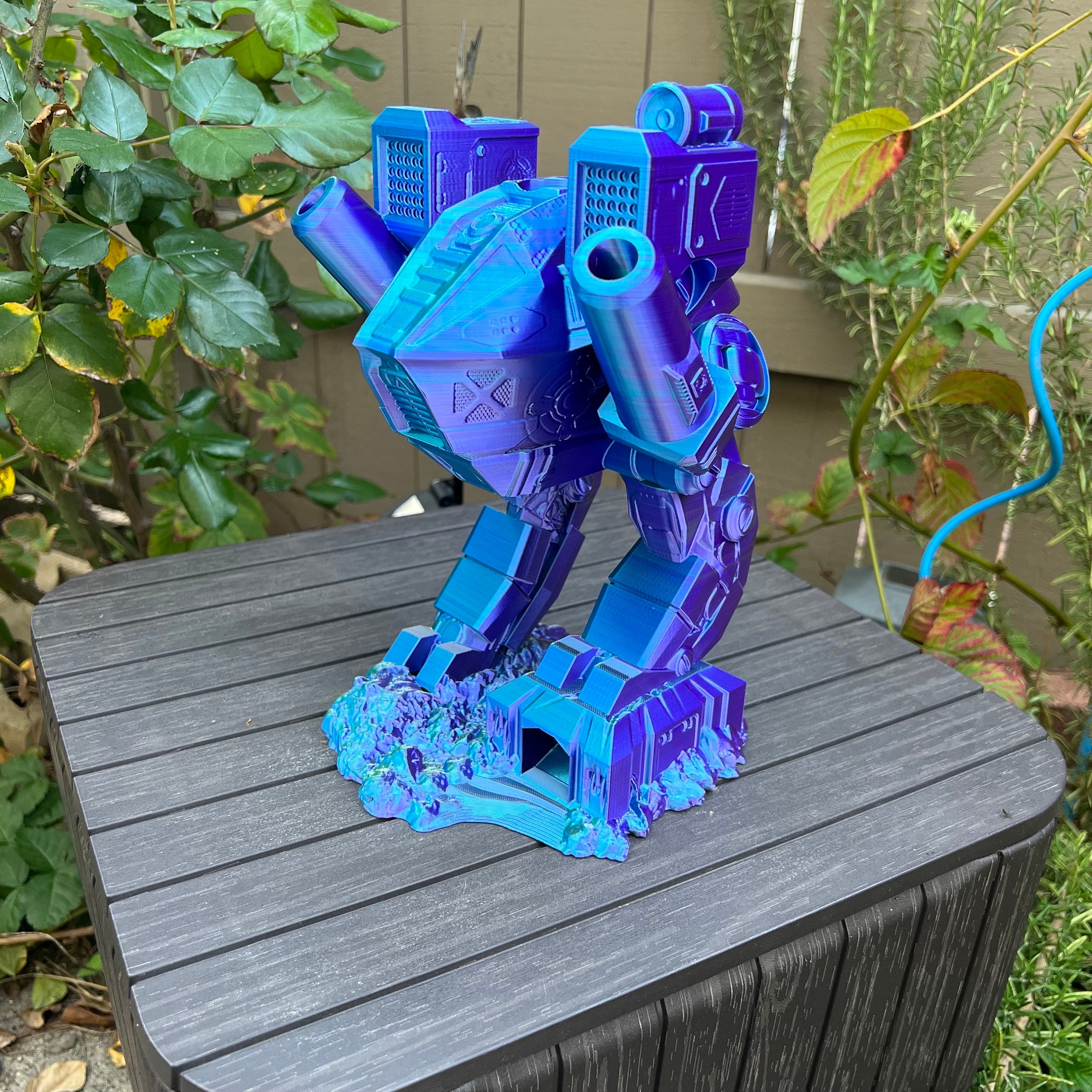 Mech Bot Dice Tower - Etsy