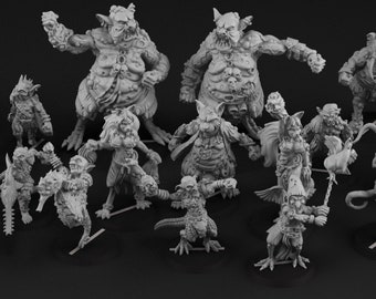 Nurgoblin Fantasy Football Team - 23 figures
