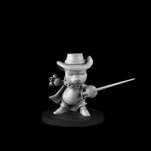 Angry Puss in Boots Miniature