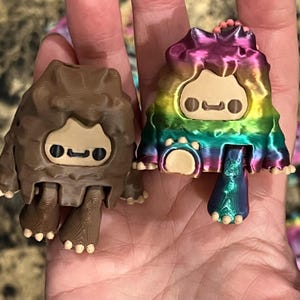 Sasquatch and Yeti Keychains Bag Pulls and Figurines