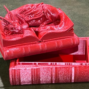 Book Dragon Dice Vault and Terrain Feature