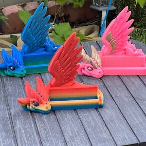 Drachen Visitenkartenhalter (handbemalt nach Ihren Vorgaben)