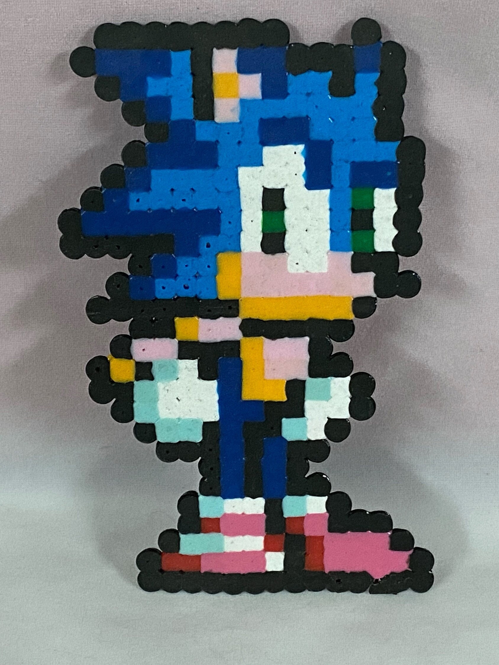 Super Sonic Sega the Hedgehog Mini Bead Sprite Perler Artkal Pixel