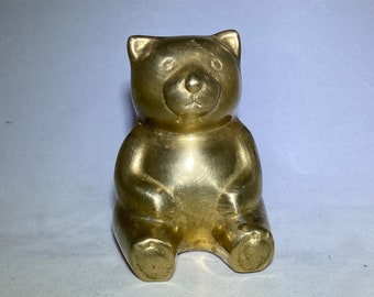 Vintage Brass Bear