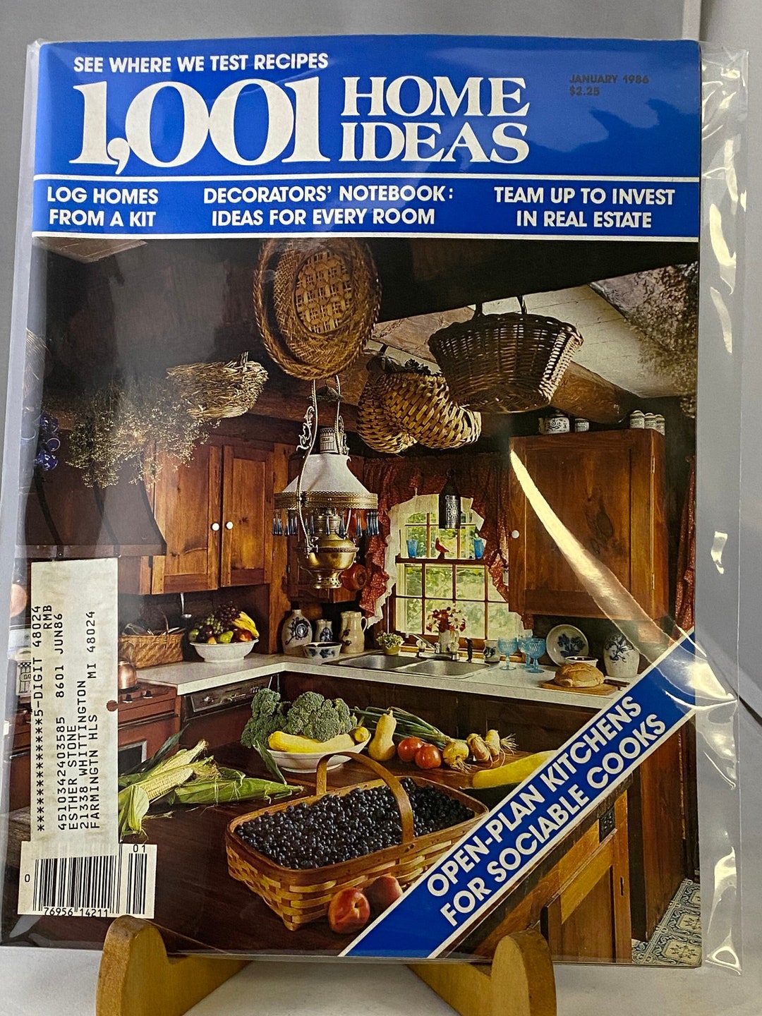 Vintage 1986 1,001 Home Ideas Magazine Multiple Issues Available Etsy
