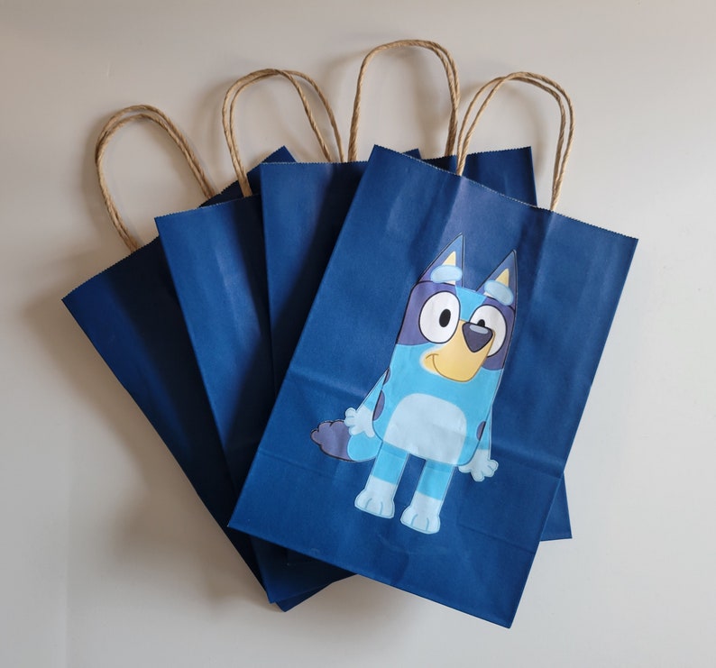Personalized Bluey Inspired Goodie Bags 8pk Etsy
