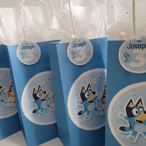 Personalized Bluey Inspired Goodie Bags - 8pk - Etsy