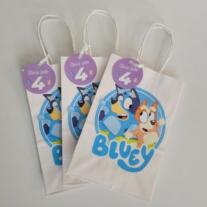 Personalized Bluey Inspired Goodie Bags - 8pk - Etsy