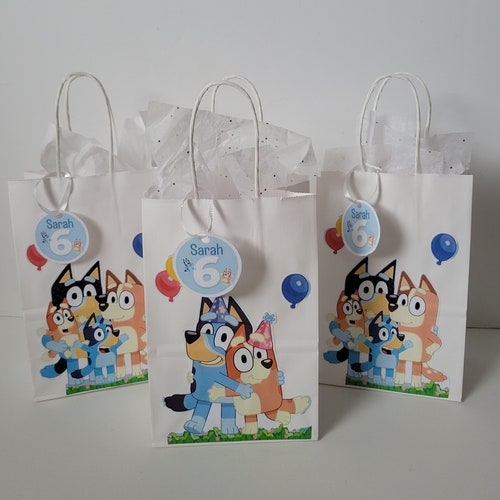 Personalized Bluey Inspired Goodie Bags 8pk Etsy