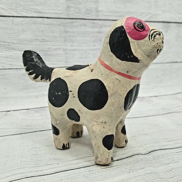 Paper Mache Dog Etsy