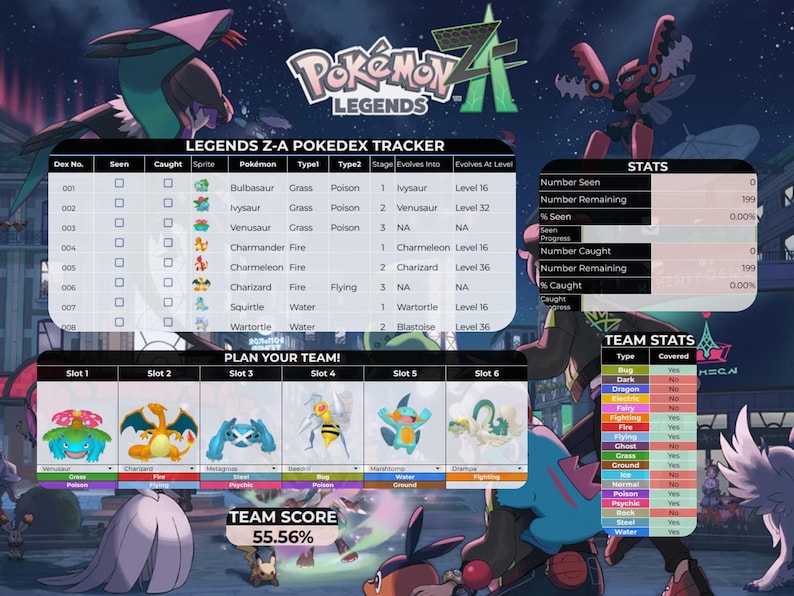 Pok mon Legends Z A Tracker Team Builder Interactive Pok dex Shiny pok-mon-legends-z-a-tracker-team-builder-interactive-pok-dex-shiny