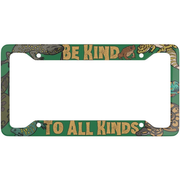 Critters License Plate Frame Etsy