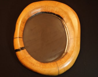 Round Oak Mirror