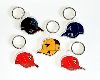 Porte-clés casquette pilote F1