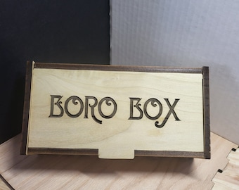 Boro Box stabdard Boro holder large - holds 12 boros or 64 drip tips - billet box aio