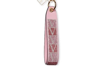 Victoria's Secret Rhinestone Wristlet Strap Keychain for Sale in