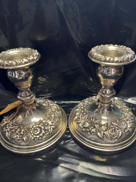S. Kirk Son Sterling Candlesticks Etsy