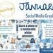 31 Winter Social Media Posts, January Social Media, Interactive Prompts ...