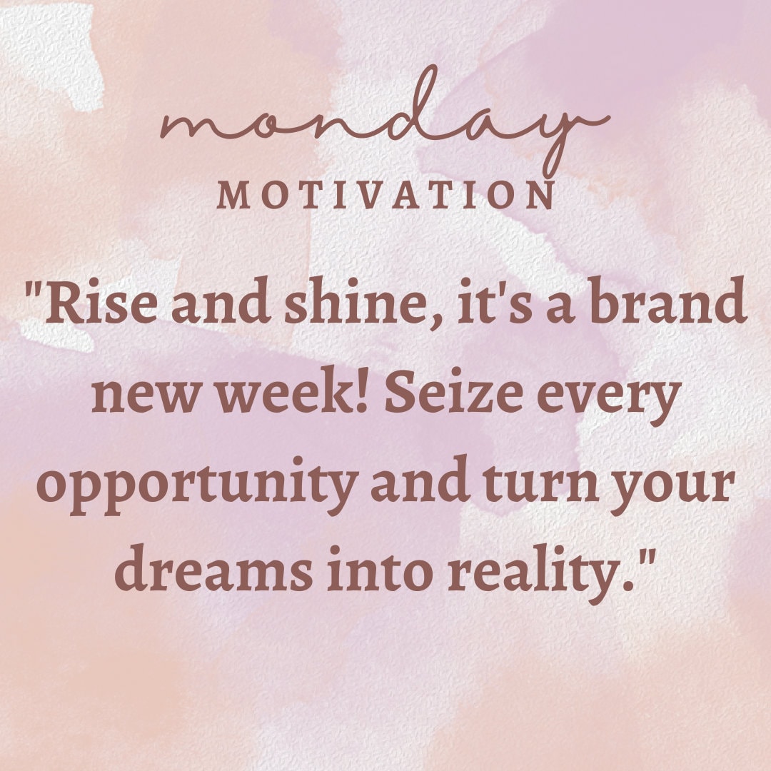 20 Monday Motivation Graphics, Motivational Social Media Posts, Monday ...