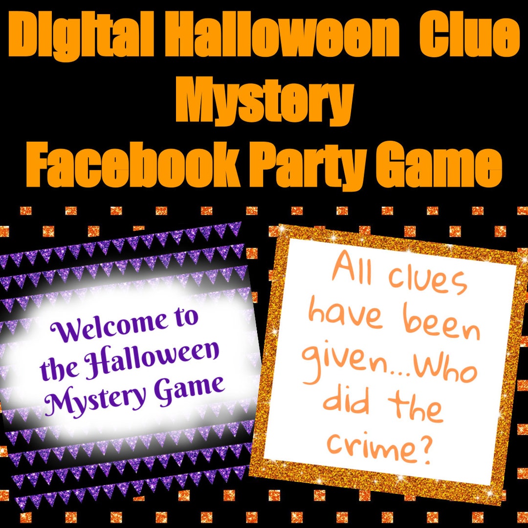 Halloween Facebook Games Halloween Mystery Social Media Game - Etsy
