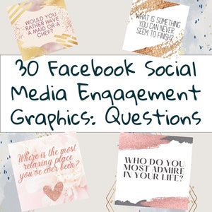 Facebook Engagement graphics, Glitter Facebook engagement posts, Question engagement posts, direct sales social media posts, consultants