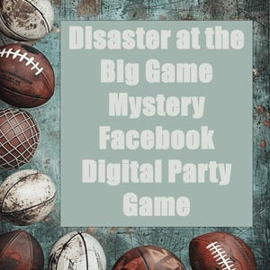 Who Did It? Sports Mystery Game, Facebook Social Media Engagement Posts,  Ready-to-Use Graphics for Small Business