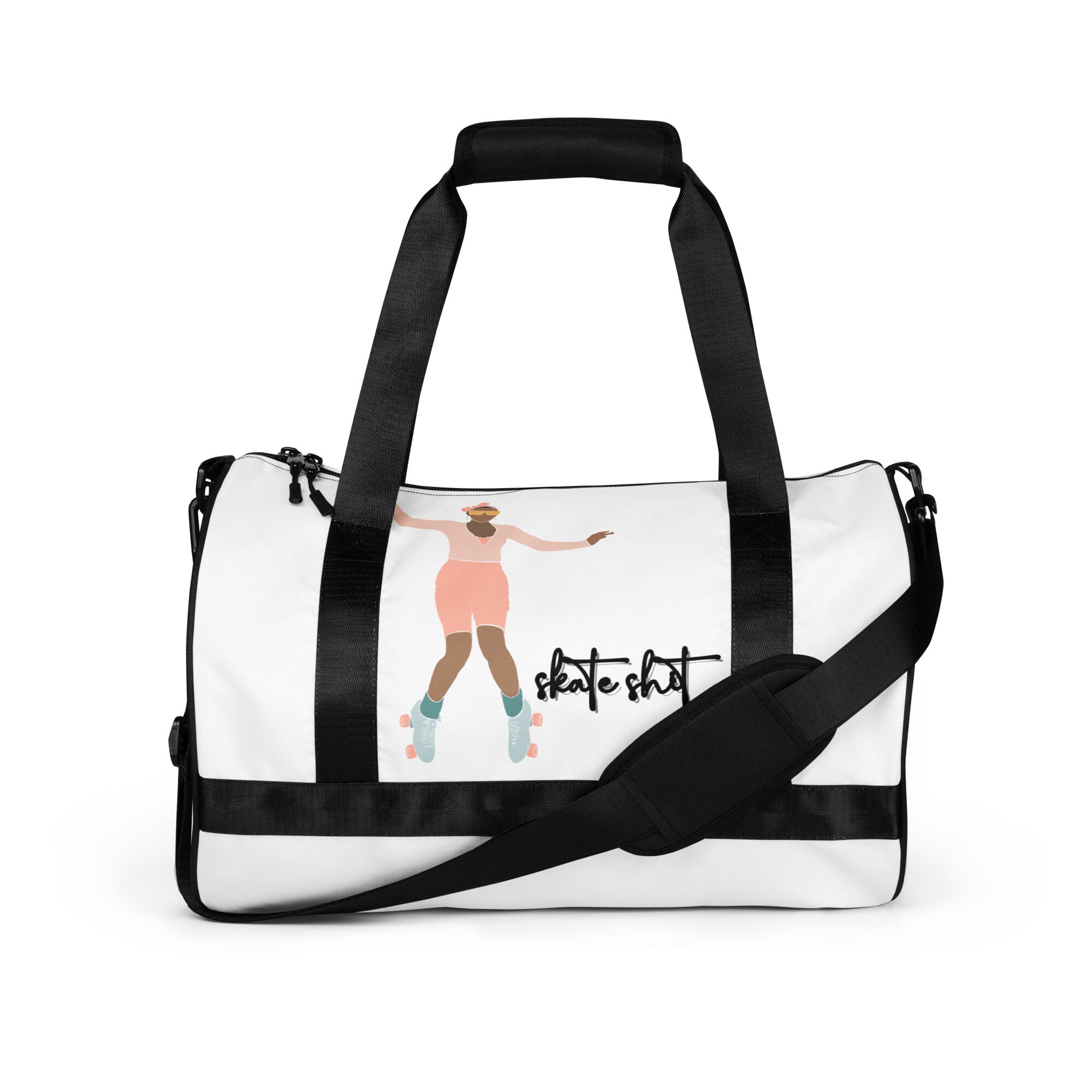 Personalized Roller Skating Duffle Bag for Skaters, Bag for Roller