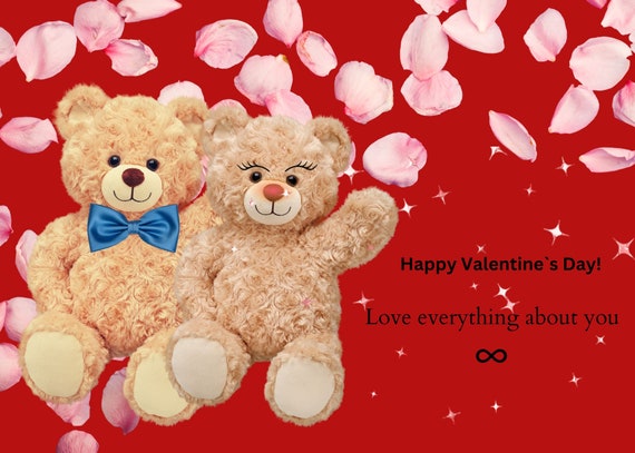 Me To You Valentinstagskarte Mit Tatty Teddy Bär – Süße Karte Mit Liebevollem Innentext Für Deinen Valentine