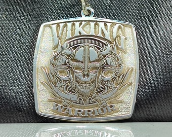 Memento Mori Wikings , Memento Mori Necklace, Wikings Necklace, Custom Pendants, Wiking Warrior Necklace, Special Design