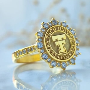 University Ring, Graduation Gift, Class Rings, Senior Class Ring, College Class Ring, School Ring, High School Ring, Valentine&#39;s Day Gift