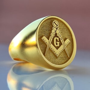 Masonic Rings, Silver Masonic Rings, Master Mason Rings, Gold Masonic Rings, Mens Masonic Rings, Masonic Wax Seal Ring, Ring, Freemason Ring