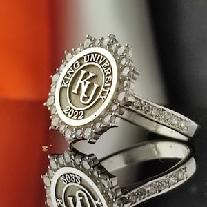 University Ring, Graduation Gift, Class Rings, Senior Class Ring, College Class Ring, School Ring, High School Ring, Valentine&#39;s Day Gift