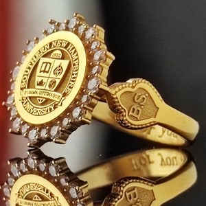 University Ring, Graduation Gift, Class Rings, Senior Class Ring, College Class Ring, School Ring, High School Ring, Valentine&#39;s Day Gift
