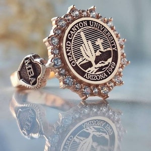 University Ring, Graduation Gift, Class Rings, Senior Class Ring, College Class Ring, School Ring, High School Ring, Valentine&#39;s Day Gift