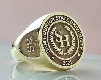College ring,personalized ring,high school ring,university ring,personalized ring,graduation ring ,graduation gift ,valentine's day gift