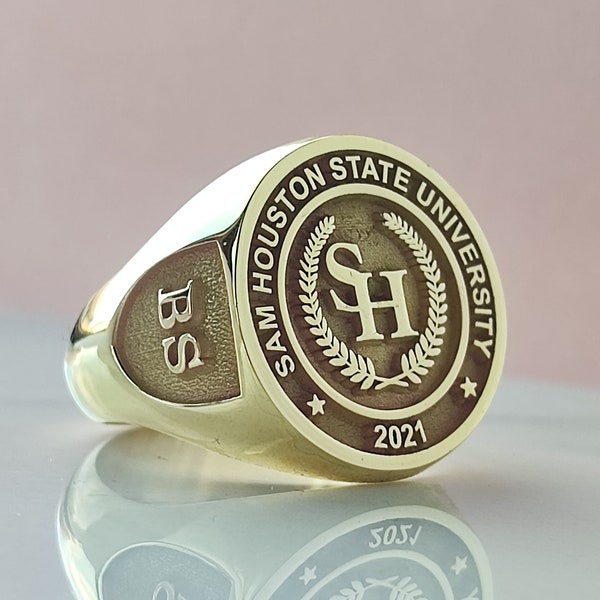 College ring,personalized ring,high school ring,university ring,personalized ring,graduation ring ,graduation gift ,valentine's day gift