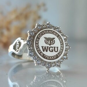 University Ring, Graduation Gift, Class Rings, Senior Class Ring, College Class Ring, School Ring, High School Ring, Valentine&#39;s Day Gift