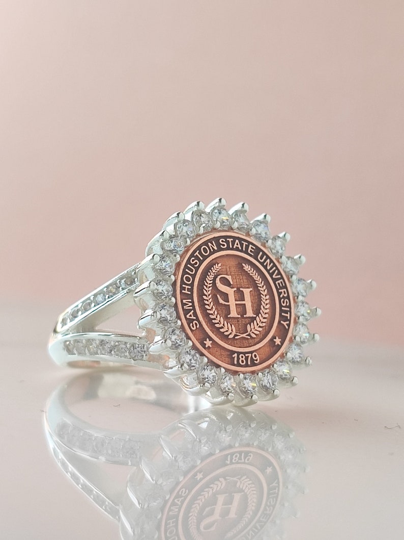 College Ring , Graduation Ring , Class Ring , Woman Gold Ring , Solid ...