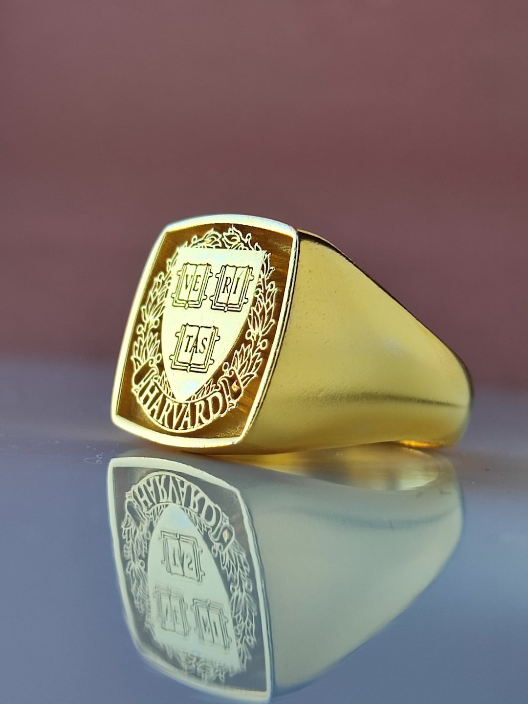 Custom Class Ring , High School Class Ring , Personalized College Ring
