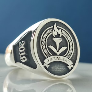 University Ring, Graduation Gift, Class Rings, Senior Class Ring, College Class Ring, School Ring, High School Ring, Valentine&#39;s Day Gift