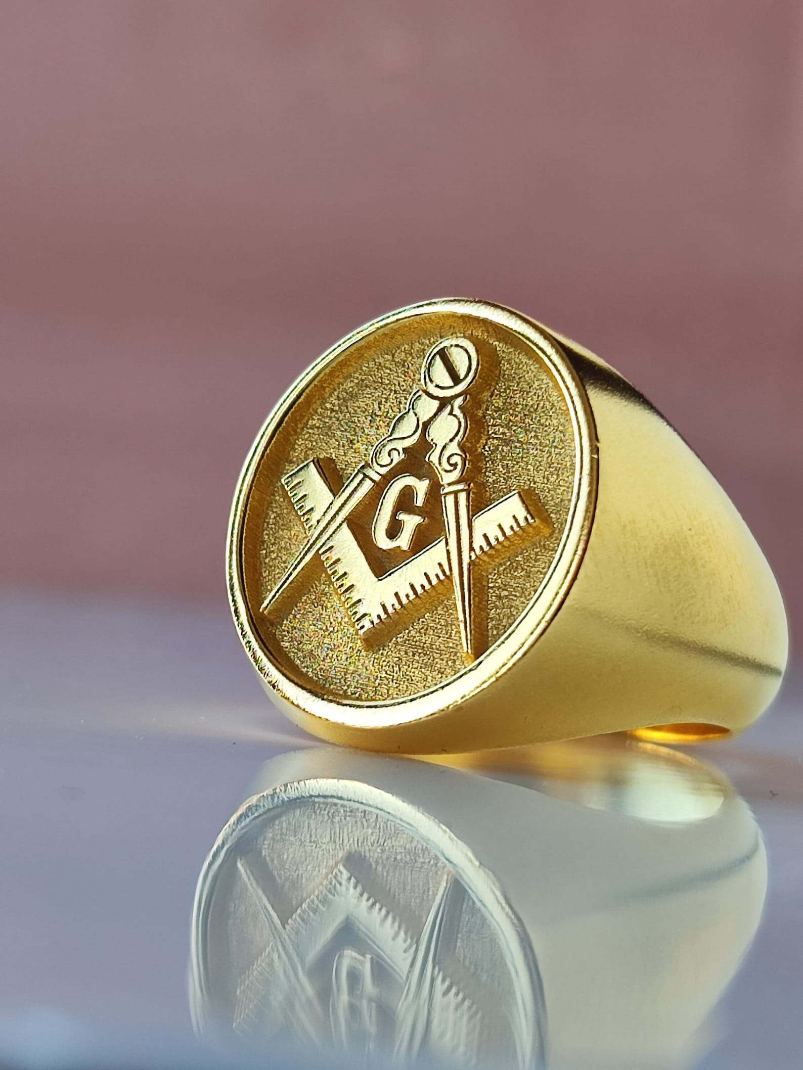 Masonic Ring, Sterling Silver Freemason Ring, Master Mason Jewelry - Etsy