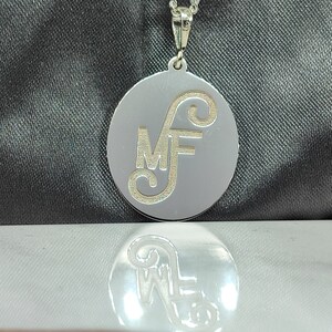 Collar Monograma, Collar Letras, Monograma, Colgantes Especiales, Collar Personalizado, Regalo Especial